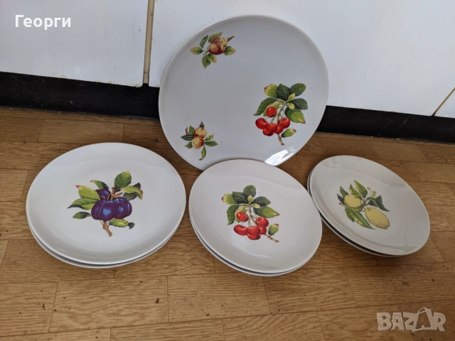 Порцеланов сервиз ретро старинен от 7 части