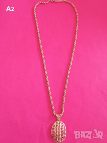 Златен синджир с медальон , снимка 2 - Колиета, медальони, синджири - 37719992