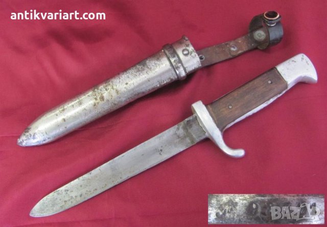 Много Рядък Нож с кания Бранник маркиран, снимка 13 - Антикварни и старинни предмети - 27372277