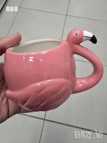 чаши фламинго , снимка 2 - Чаши - 50100349