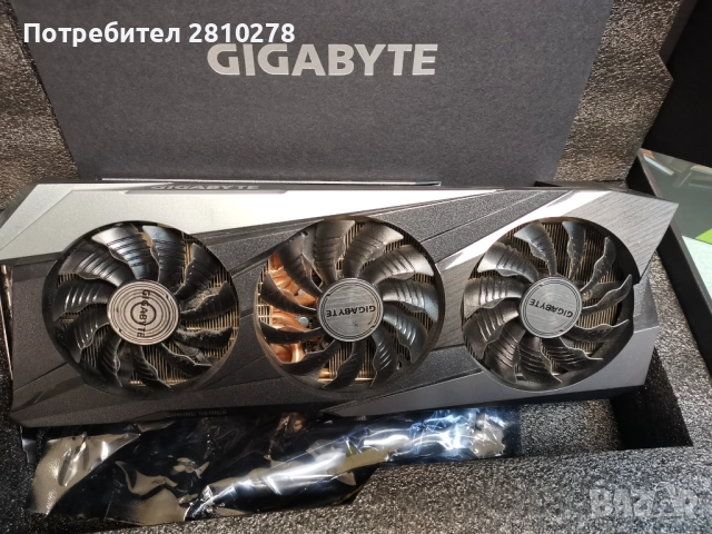 Видео карта Gigabite  RTX 3070TI, 8 gb., снимка 3 - Джойстици и геймпадове - 52055640