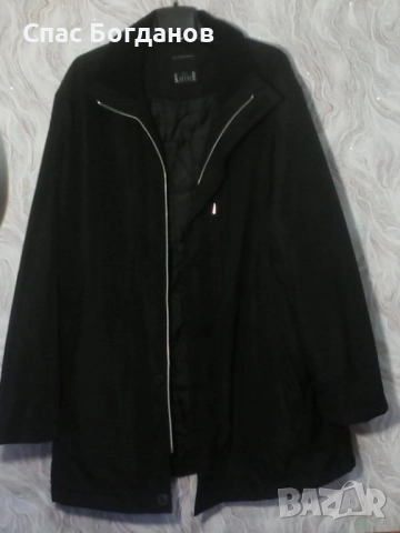 Продавам дълго бизнес яке, черно почти неупотребявано , снимка 2 - Якета - 52321468