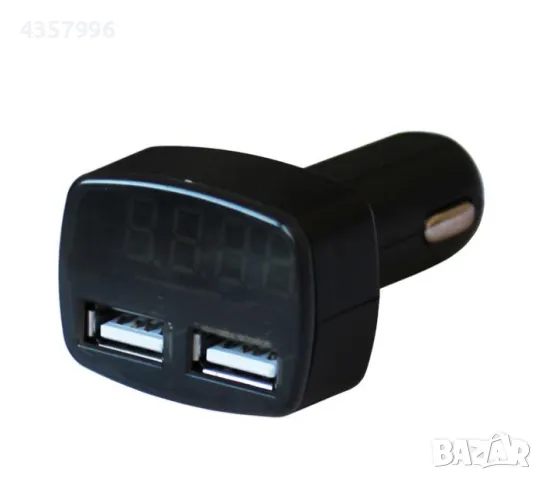  Елетрически вотметър 12/24V с 2 USB порта - 1629
