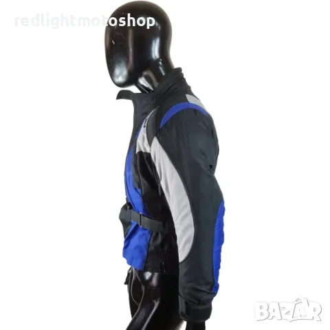 №4395  КАТО НОВО Мъжко текстилно мото яке, снимка 2 - Аксесоари и консумативи - 42304478