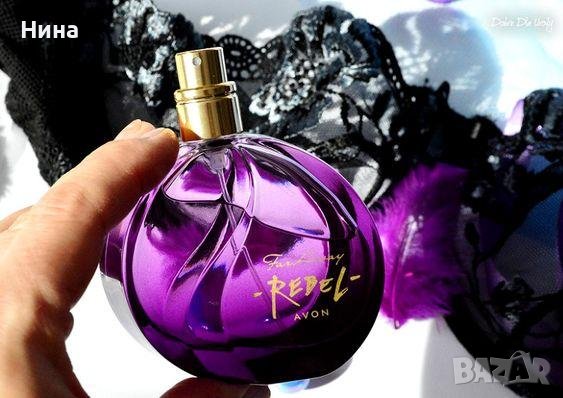 Avon Far away Rebel комплект парфюм + лосион, снимка 4 - Дамски парфюми - 43846958