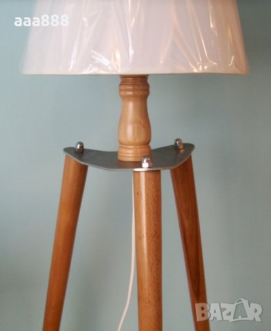Комплект настолна лампа и лампион триподи, снимка 5 - Лампиони - 26951121