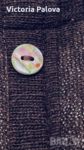 Бутикова рокля шоколад от фин кашмир JUTTA уникален модел, снимка 10 - Рокли - 52158718