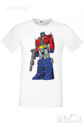 Мъжка тениска Transformers Optimus Prime 01,Анимация,игра,Празник,Повод, снимка 3 - Тениски - 37977431