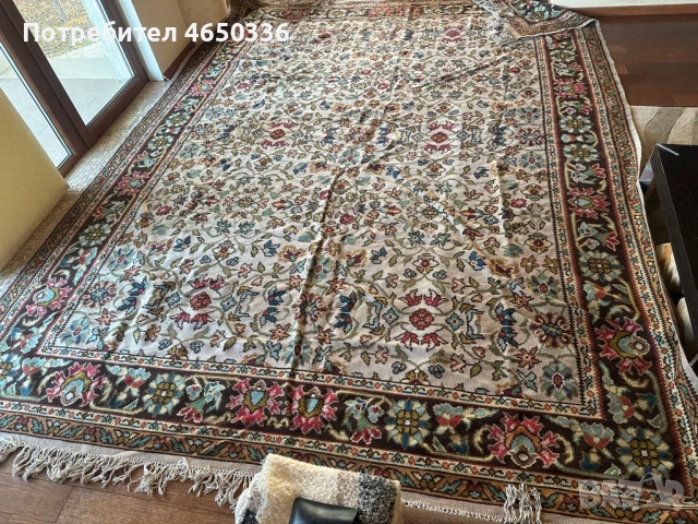 Голям Котленски Килим размер 4,00м на3,00м, много добро състояние, година 1965, снимка 2 - Килими - 52431124