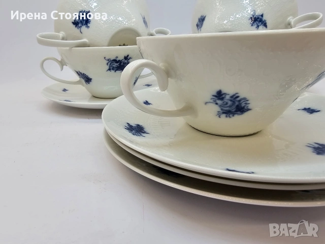 Rosenthal - Romance Rhapsody по дизайн на Bjorn Wiinblad 1961г. 5 броя Купички , снимка 9 - Сервизи - 53390152