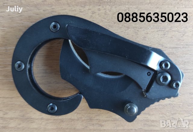 Малък карамбит Mtech Black, снимка 5 - Ножове - 32912116