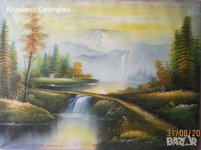 -20 % Картини репродукции на световно известни художници с маслени бои върху платно, снимка 15 - Картини - 47916144