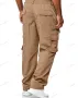 Ликвидация! Мъжки ежедневни прави карго панталони с много джобове - Доставка 24 часа , снимка 5