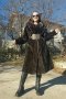 палто от естествена норка визон тъмно кафяво L, снимка 1 - Палта, манта - 43497114