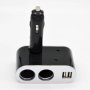 2-ка разклонител за автомобилна запалка - с 2бр. USB, снимка 3