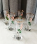 Ретро стъклени чаши с дръжки , снимка 1