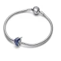 Сребърен талисман за гривни PANDORA Blue Curved Feather Charm, снимка 3