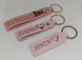 Лазерно гравирани кожени ключодържатели, снимка 1