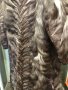 Луксозно палто стригана сребърна лисица, снимка 5