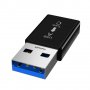 Преходник адаптер USB 3.0 към USB Type-c + Гаранция, снимка 4