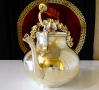 Викториански бронзов чайник,кана. , снимка 5