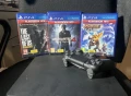 PlayStation 4 с игри, джойстик и нужните кабели, снимка 1