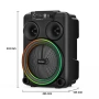 Караоке тонколона инча TTD-817 8" | 10W, LED RGB, Микрофон, снимка 4