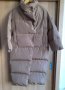  кафяво дълго дамско яке/пухенка, снимка 3