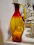 Винтидж стомна Арт стъкло , снимка 10