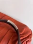 Оранжева чанта от естествена кожа, снимка 8