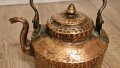 Античен арабски меден чайник, Масивен, кован., снимка 5