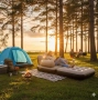 Преносим Надуваем Къмпинг Фотьойл 5 в 1 – Мек и Удобен, снимка 5