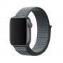 Текстилна каишка band  Apple Watch 7, 6, 5, 4, 3 - велкро Grey  цвят