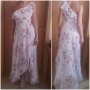 Дълга нова рокля от шифон Fervente, S, снимка 1 - Рокли - 29326703