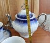 Порцеланов сервиз за чай кобалт и сребро , снимка 6