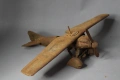 Стара Немска метална механична играчка модел самолет, снимка 2