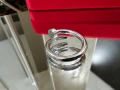 CARTIER Nail Juste un Clou Classic Silver Пръстен Пирон, снимка 2