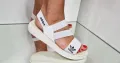 Adidas бели дамски сандали , снимка 2