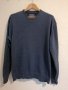 Тъмно син памучен пуловер с V образно  деколте Angelo Litrico, снимка 1 - Пуловери - 43732534