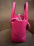Mangotti малка дамска цикламена чанта естествена кожа , снимка 2