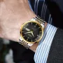 Есенна Презентация*/Луксозен, Точен и Автоматичен мъжки часовник с Камък DIANPAI*Gold!, снимка 10