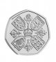 50 пенса 2022г. Първата монета с лика на Крал Чарлз III , снимка 2