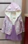 Нов комплект рокля и палто ( яке ), ръст ,92, снимка 1 - Бебешки якета и елеци - 43107880
