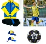 New 2025г Роналдо Жълт тениска шорти с чорапи + шапка + Анцуг CRISTIANO RONALDO, снимка 5