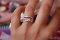 Много красив сребърен пръстен - модел R043, снимка 1