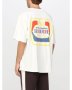 RHUDE Cream Grand Prix Hopps Logo Oversized Мъжка Тениска size S (M) и M (L), снимка 2