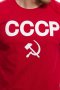 Нова червена мъжка тениска с трансферен печат СССР, Русия, снимка 2