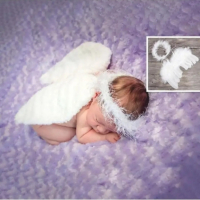 Ангелски крила за фотосесия на бебе , снимка 1 - Други - 44899373
