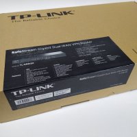 TP-Link TL-ER6120 SafeStream Gigabit Multi-WAN VPN Router, мощен рутер в отлично състояние, снимка 1 - Рутери - 38273388