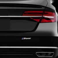 BMW M Power лого емблема - Сребриста, снимка 2 - Аксесоари и консумативи - 26242699
